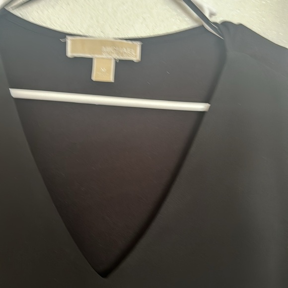 Michael kors, long blouse three-quarter sleeves, sheer lining around by front - Picture 5 of 14